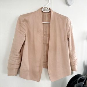 Aritzia Babaton Power Blazer (Color: Blush)